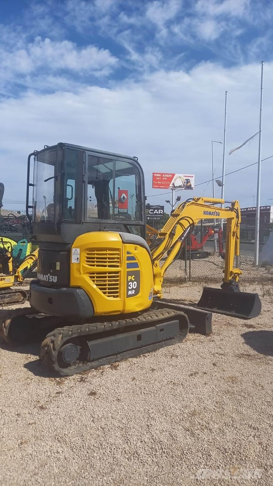 Komatsu PC30MR-2 Mini rýpadlá < 7t