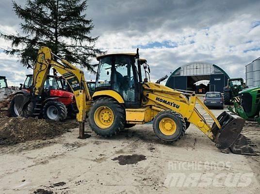 Komatsu WB 93R Pásové rýpadlá