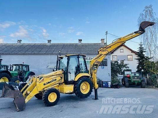 Komatsu WB 93R Pásové rýpadlá