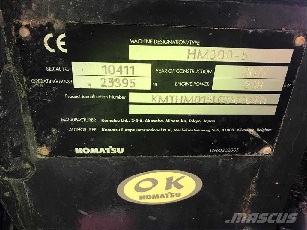 Komatsu HM300-5 Kĺbové nákladné autá