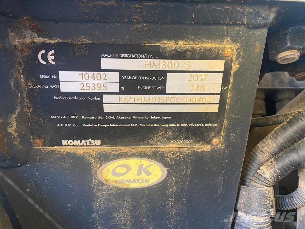 Komatsu HM300-5 Kĺbové nákladné autá