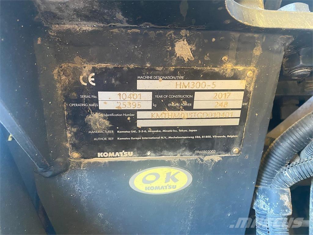 Komatsu HM300-5 Kĺbové nákladné autá