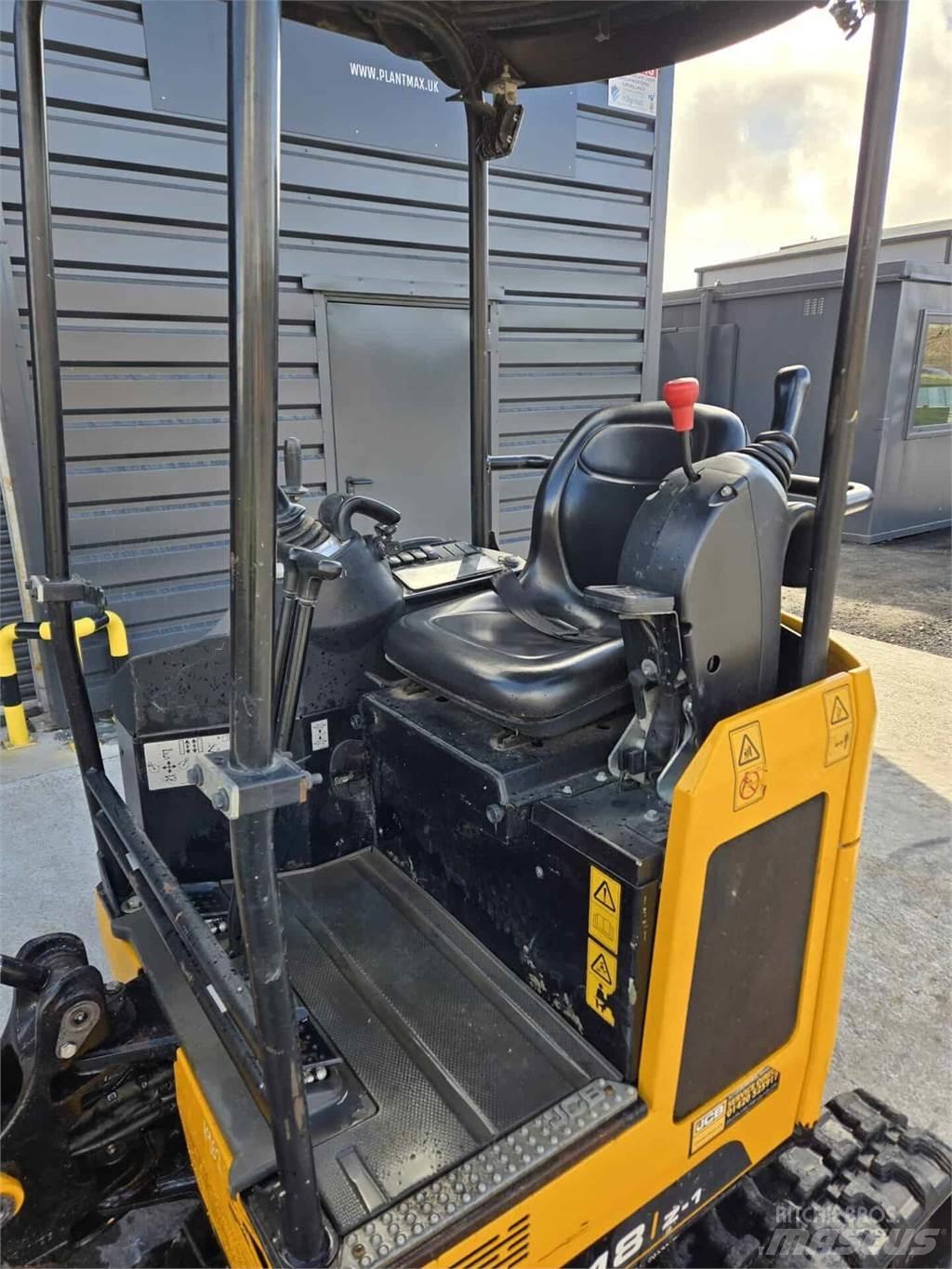 JCB 18Z Mini rýpadlá < 7t
