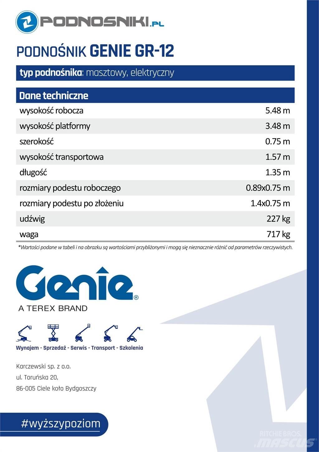 Genie GS-4047 Nožnicové zdvíhacie plošiny