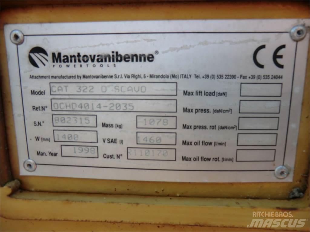 CAT 322D Stavebníctvo - ostatné