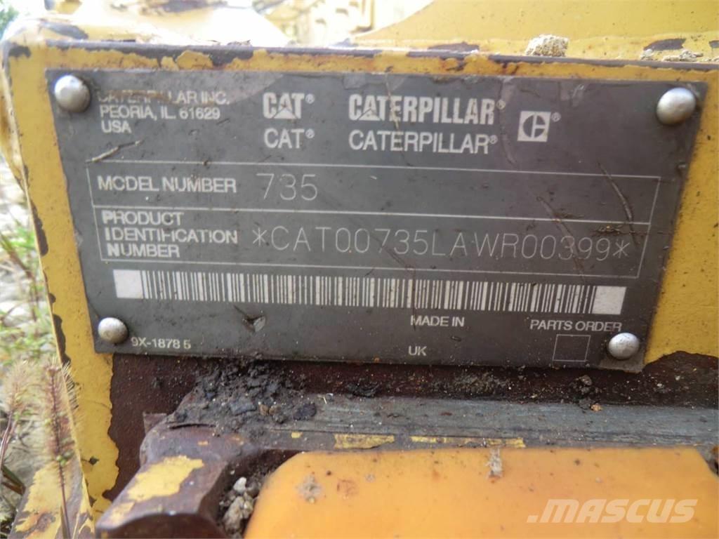 CAT 735 Podvozky a zavesenie kolies