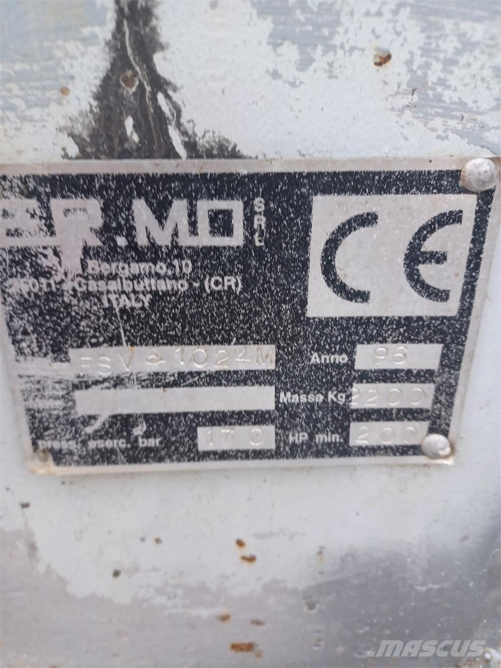 Ermo FSV 3 102 4M Ďalšie poľnohospodárske stroje