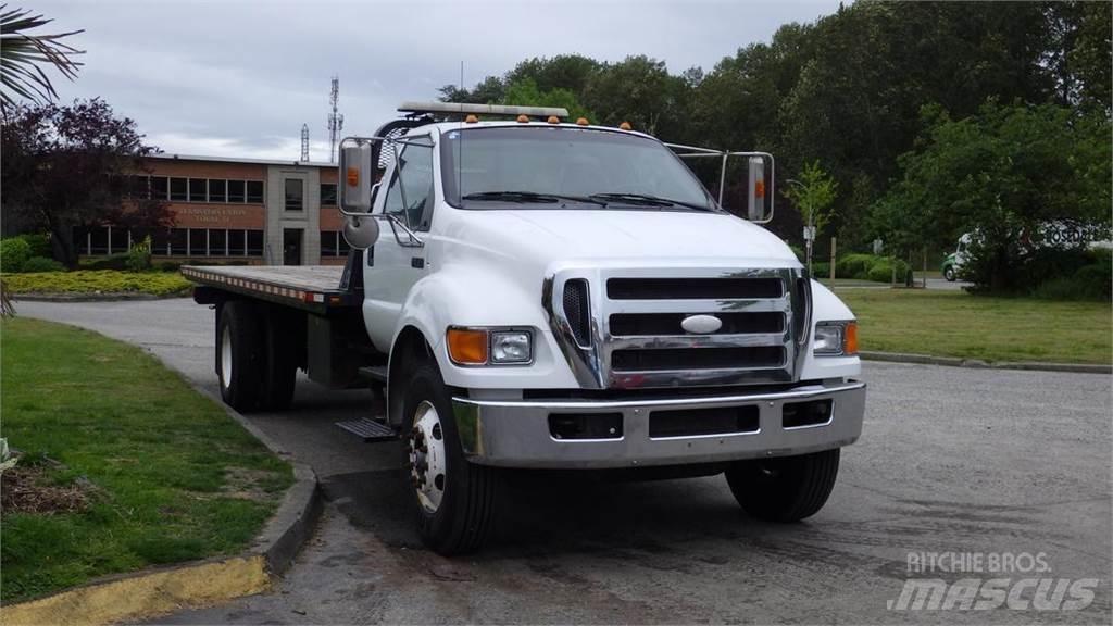 Ford F-750 Plošinové nákladné automobily/nákladné automobily so sklápacími bočnicami