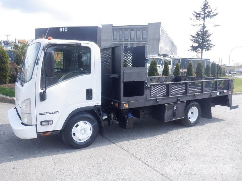 Isuzu NPR Plošinové nákladné automobily/nákladné automobily so sklápacími bočnicami