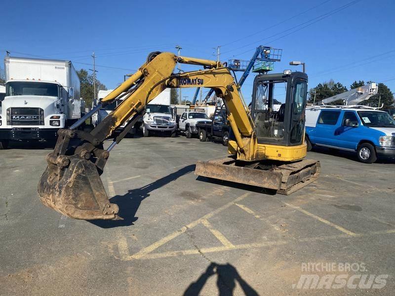 Komatsu PC55MR2 Pásové rýpadlá