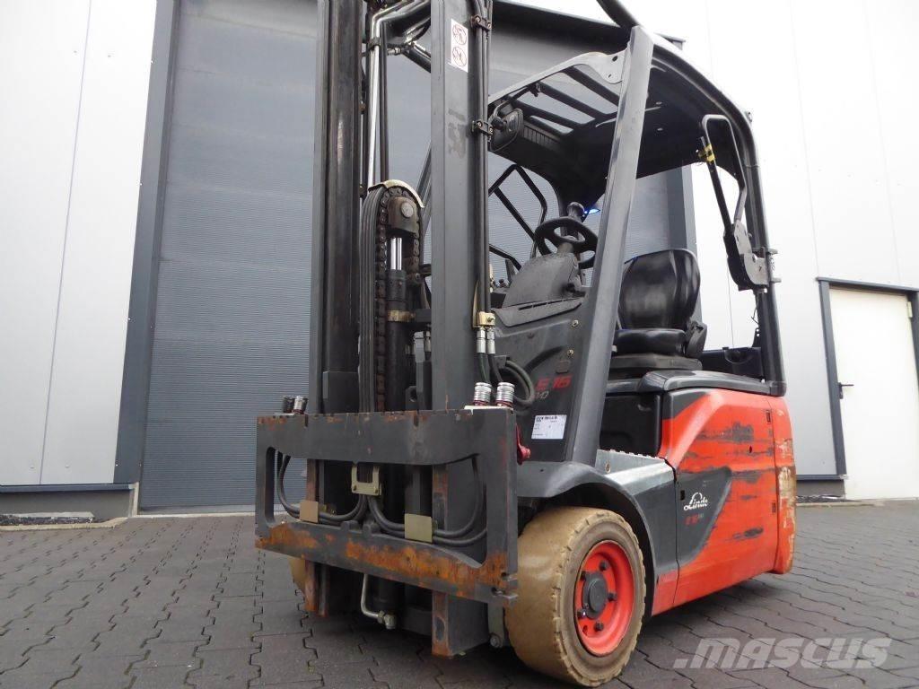 Linde E16-02 Akumulátorové vozíky