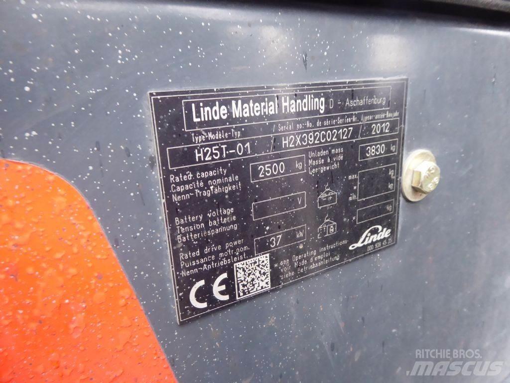 Linde H25T-01 LPG vozíky