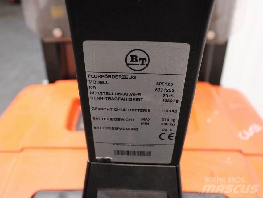 BT SPE 125 Ručne vedené vysokozdvižné vozíky