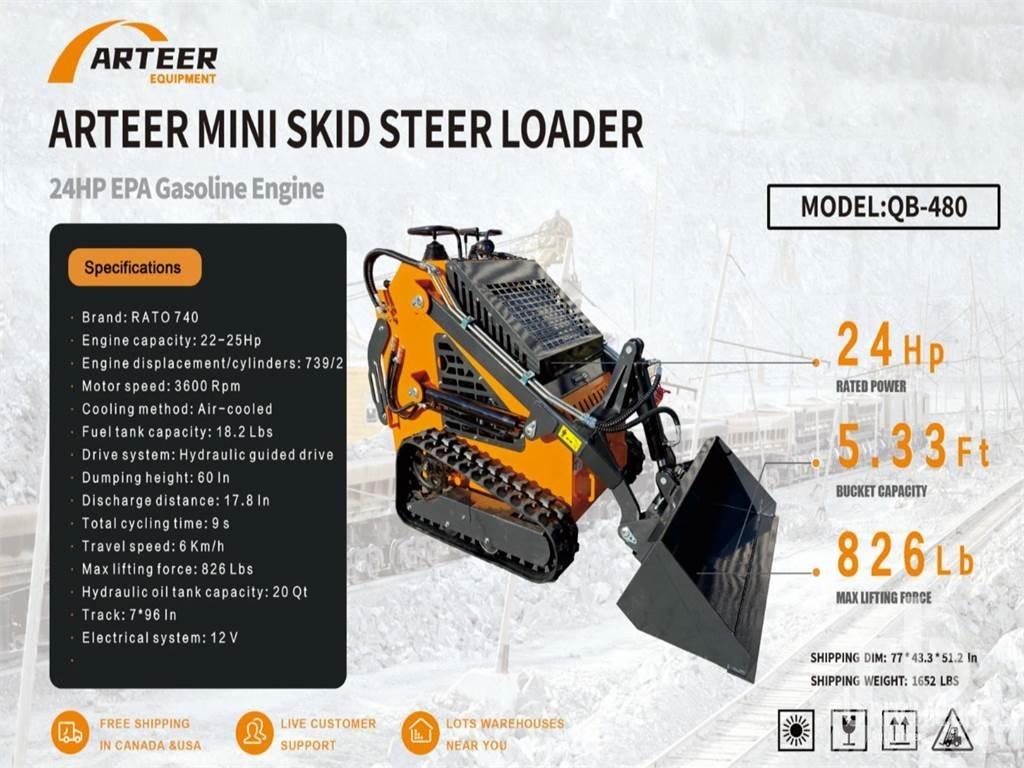 Arteer QB-480 Šmykom riadené nakladače