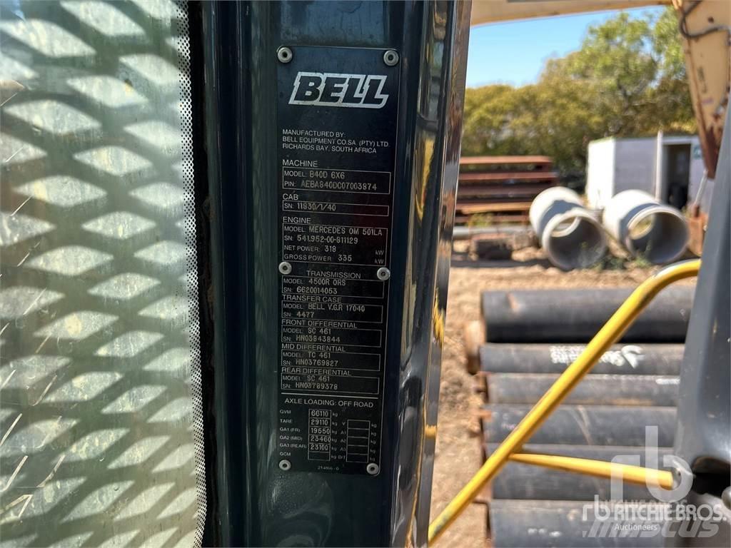 Bell B40D Kĺbové nákladné autá