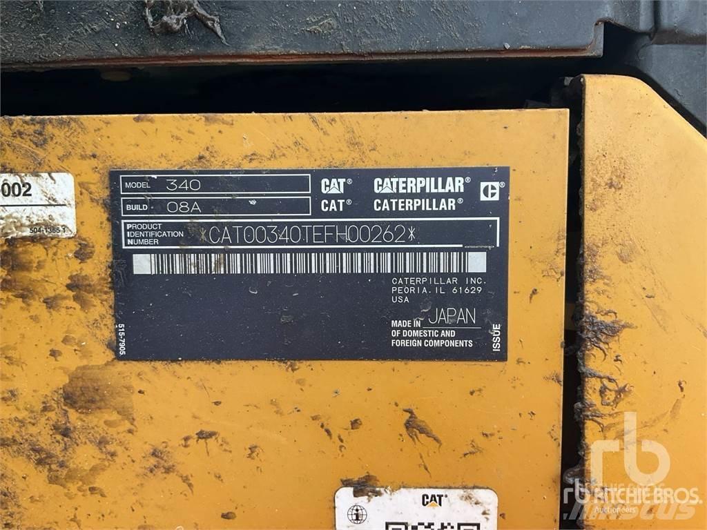 CAT 340 Pásové rýpadlá