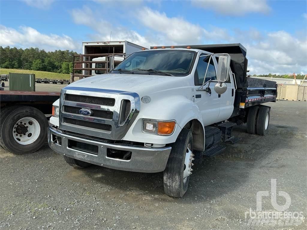 Ford F-750 Plošinové nákladné automobily/nákladné automobily so sklápacími bočnicami