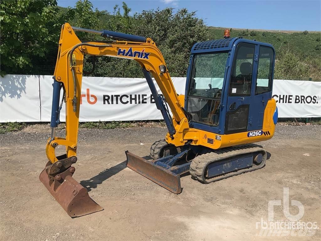 Hanix H26C Mini rýpadlá < 7t