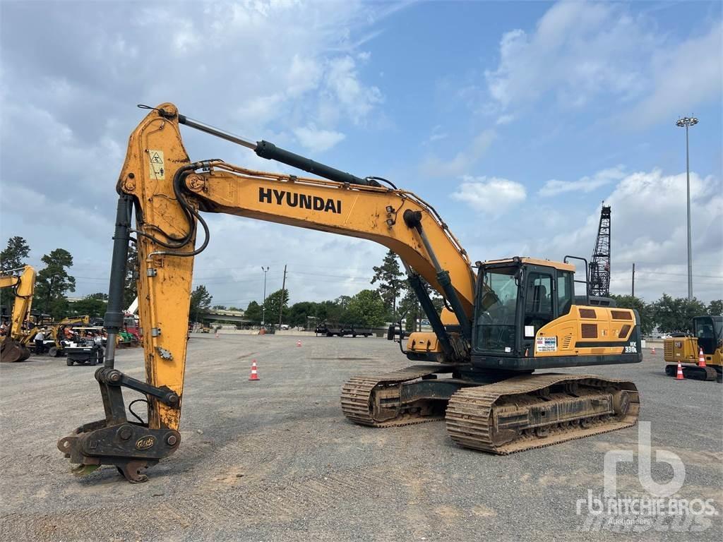 Hyundai HX330L Pásové rýpadlá