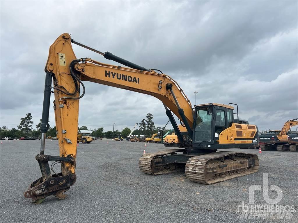 Hyundai HX330L Pásové rýpadlá