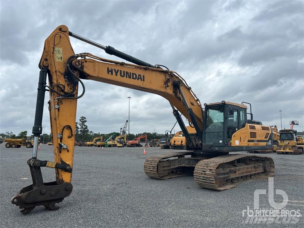 Hyundai HX330L Pásové rýpadlá
