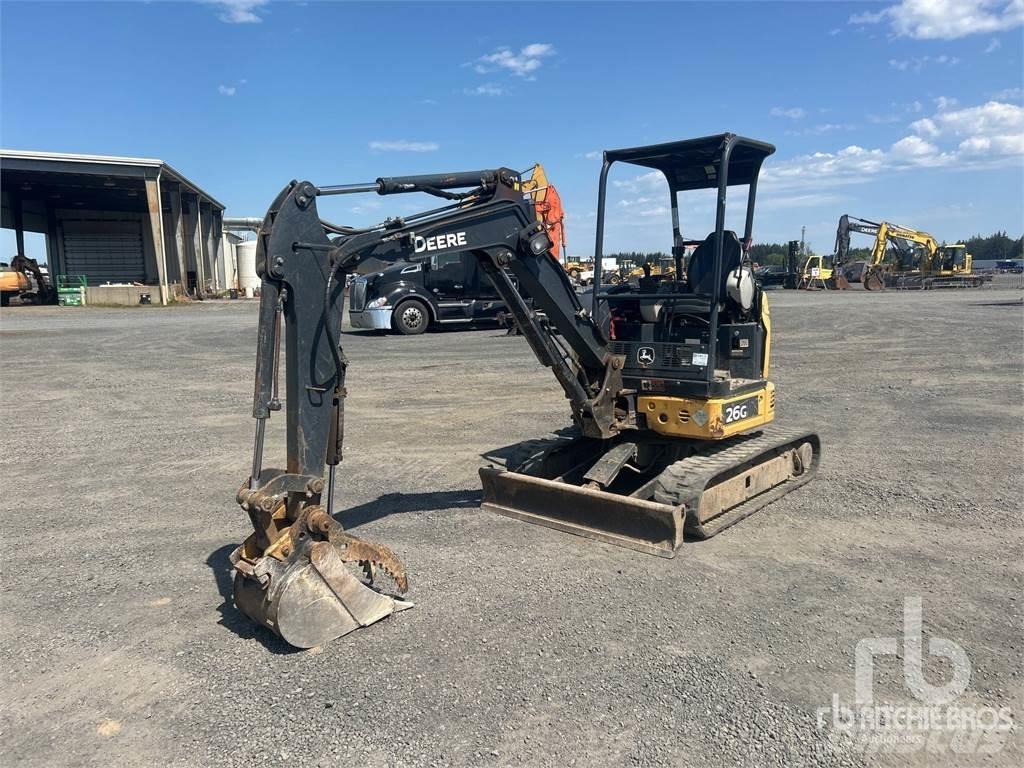 John Deere 26G Mini rýpadlá < 7t