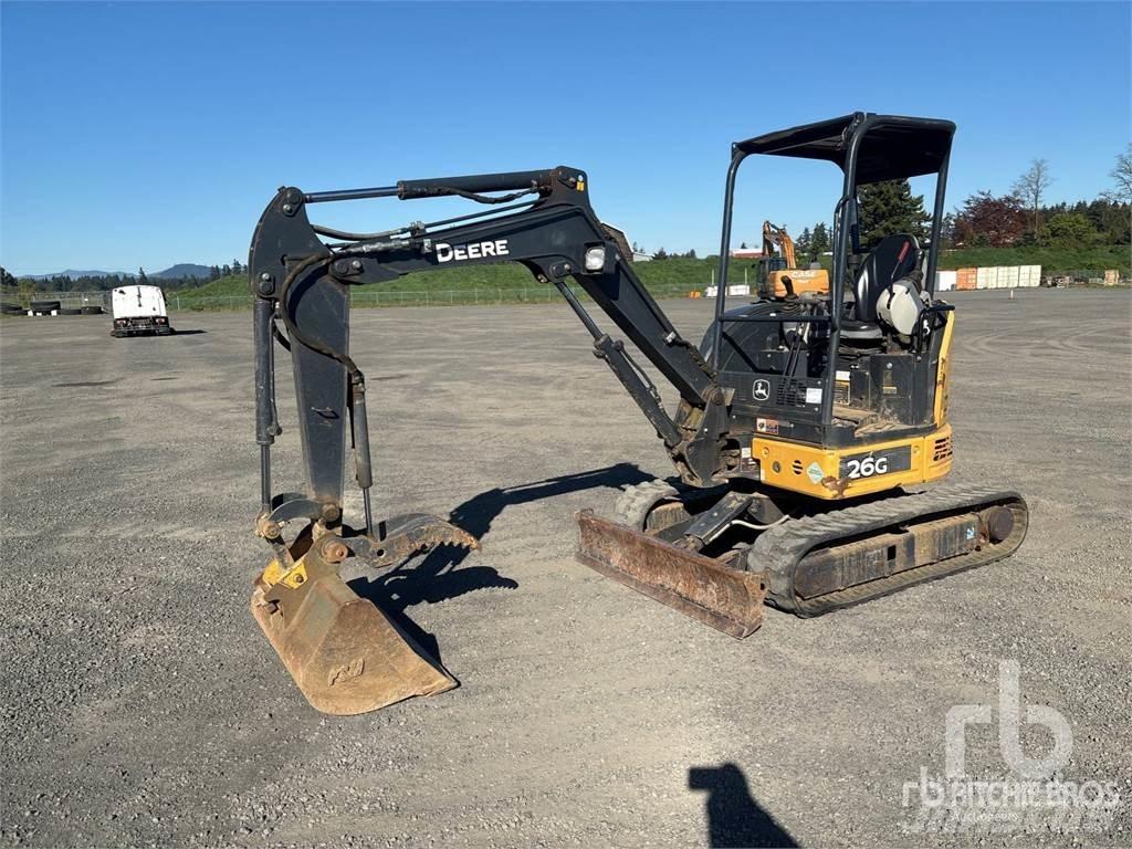 John Deere 26G Mini rýpadlá < 7t
