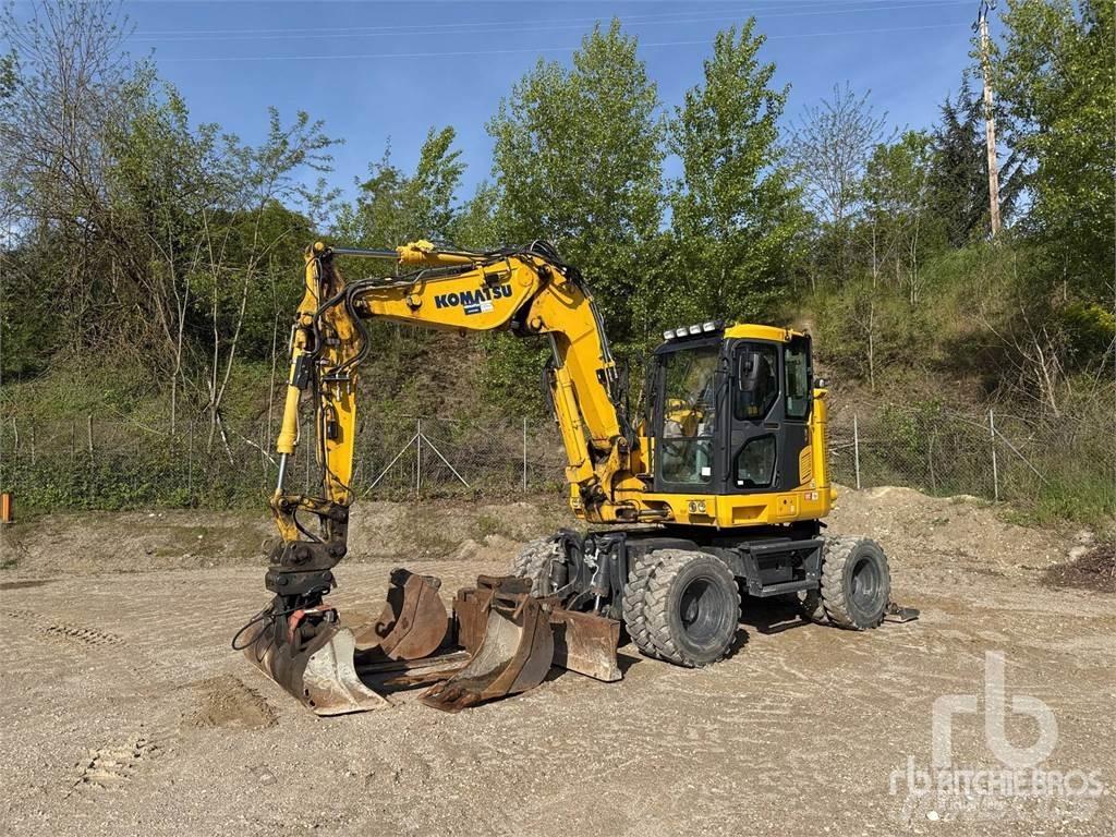 Komatsu PW118MR Kolesové rýpadlá