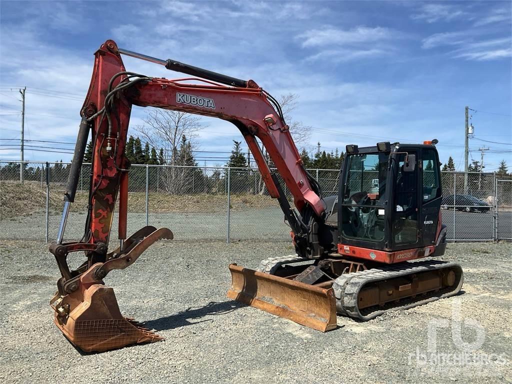 Kubota KX080-4 Midi rýpadlá 7 t - 12 t