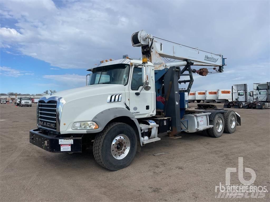 Mack GU813 Autožeriavy, hydraulické ruky