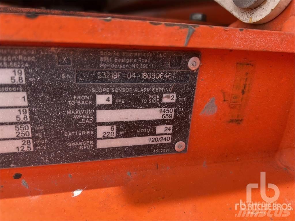 Snorkel S3219E Nožnicové zdvíhacie plošiny