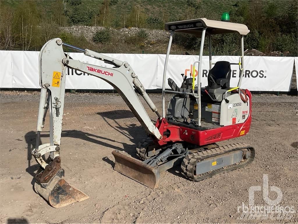 Takeuchi TB216 Mini rýpadlá < 7t