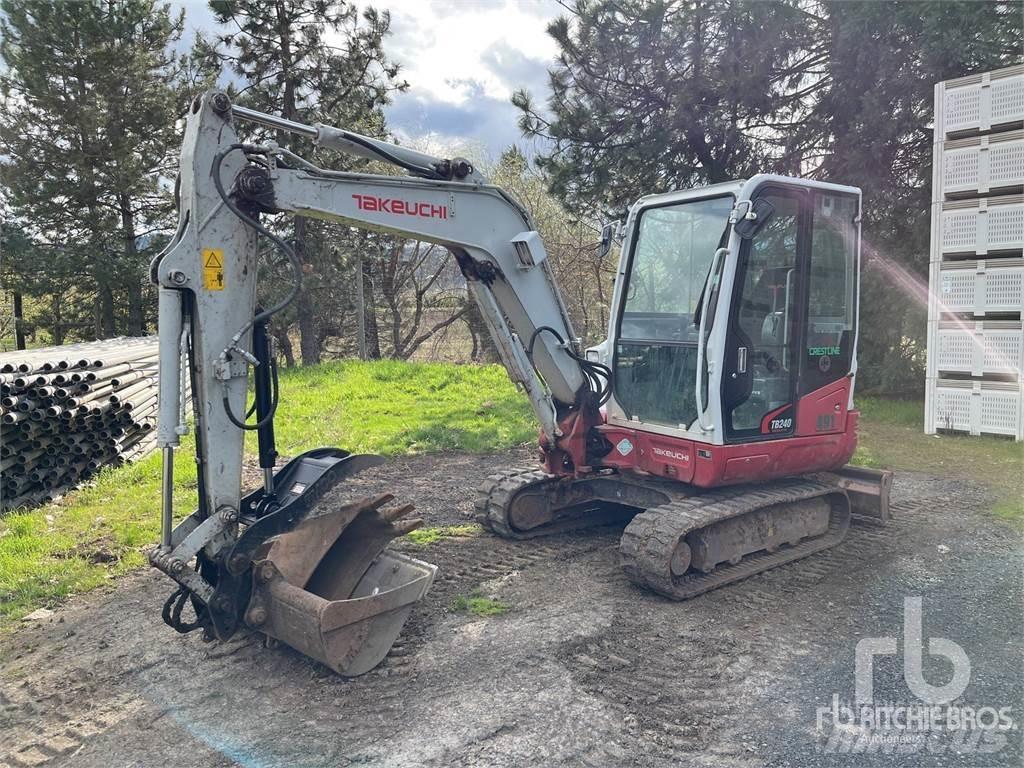 Takeuchi TB240 Mini rýpadlá < 7t