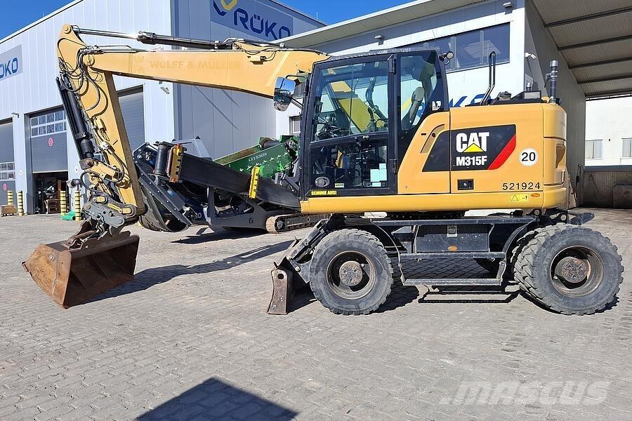 CAT M 315 F Kolesové rýpadlá