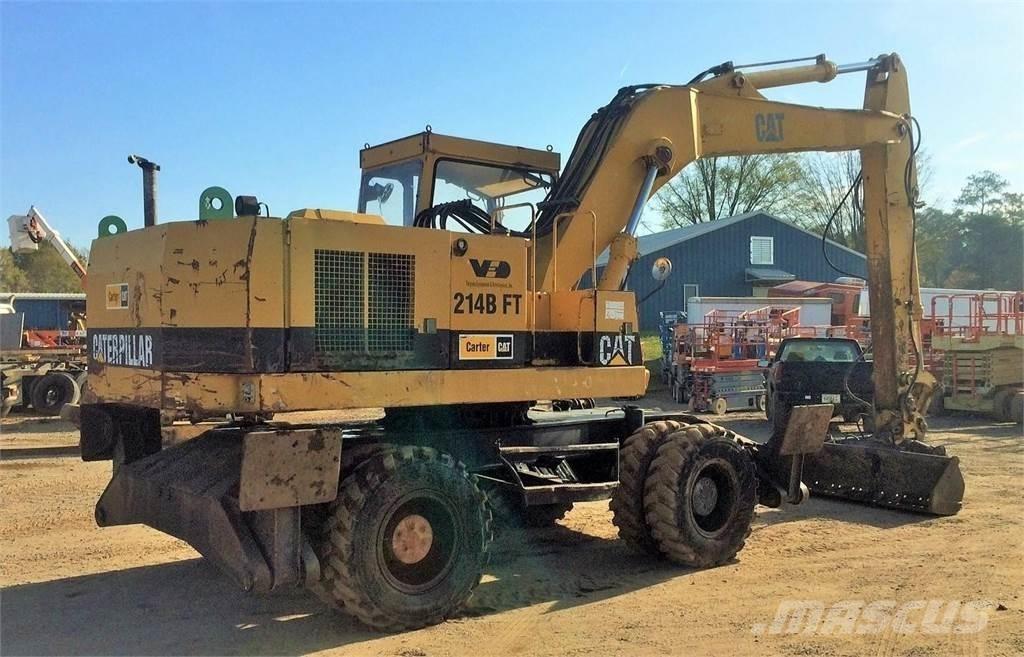 CAT 214B FT Kolesové rýpadlá