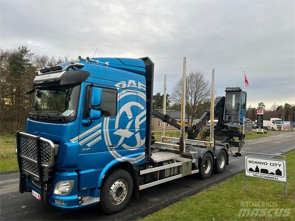 DAF XF530 FAT 6x4 Nákladné vozidlá na prepravu dreva