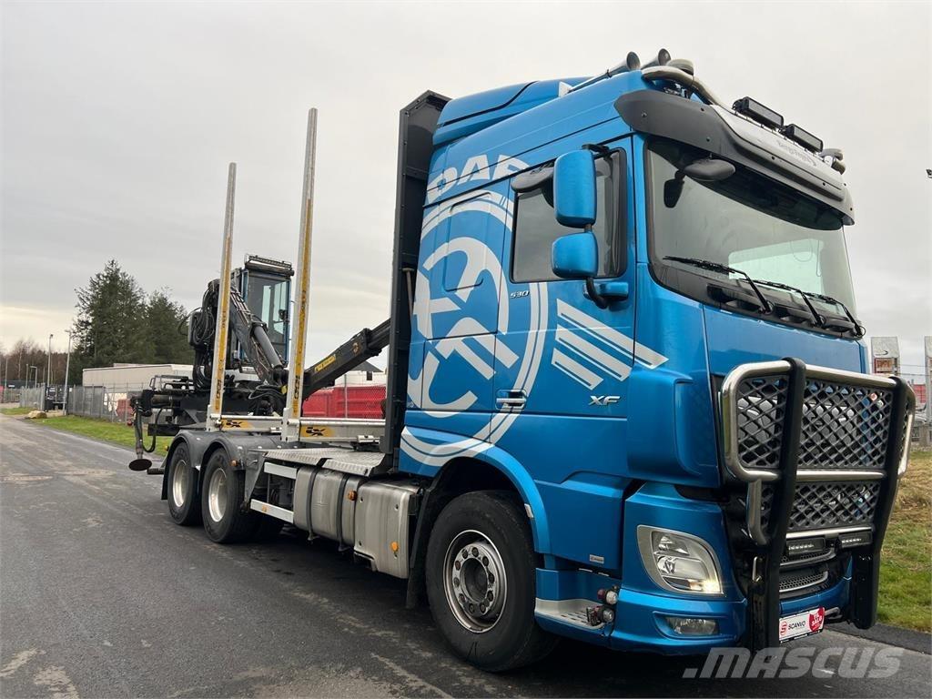 DAF XF530 FAT 6x4 Nákladné vozidlá na prepravu dreva
