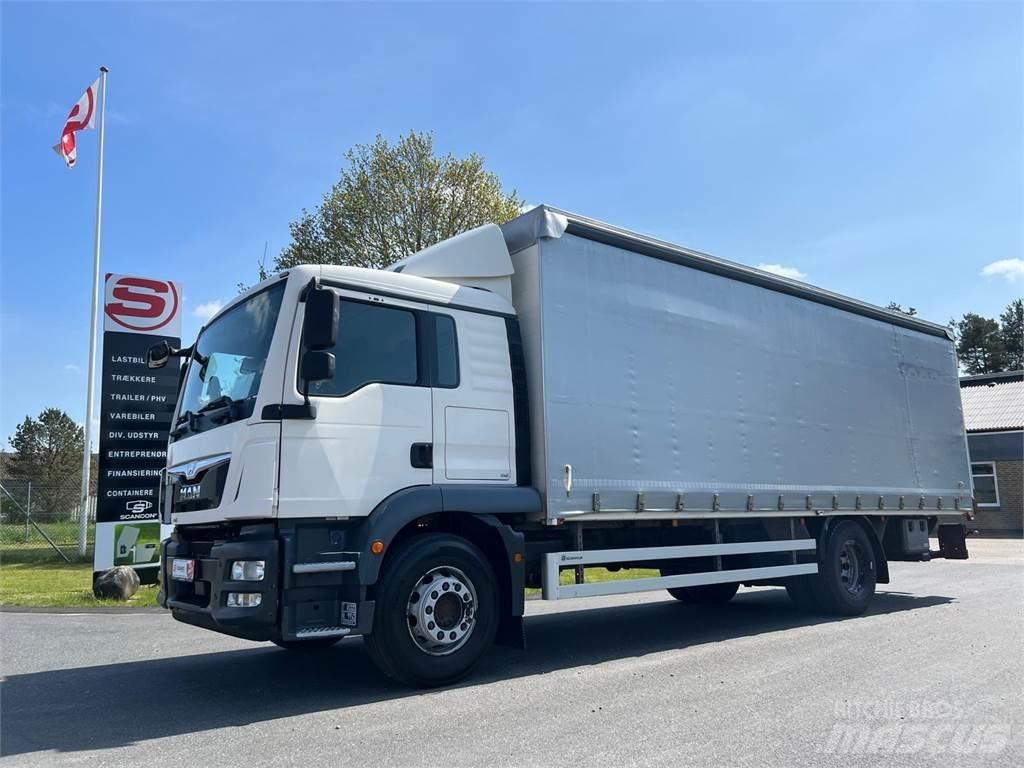 MAN TGM 18-340 BL Nákladné vozidlá s bočnou zhrnovacou plachtou