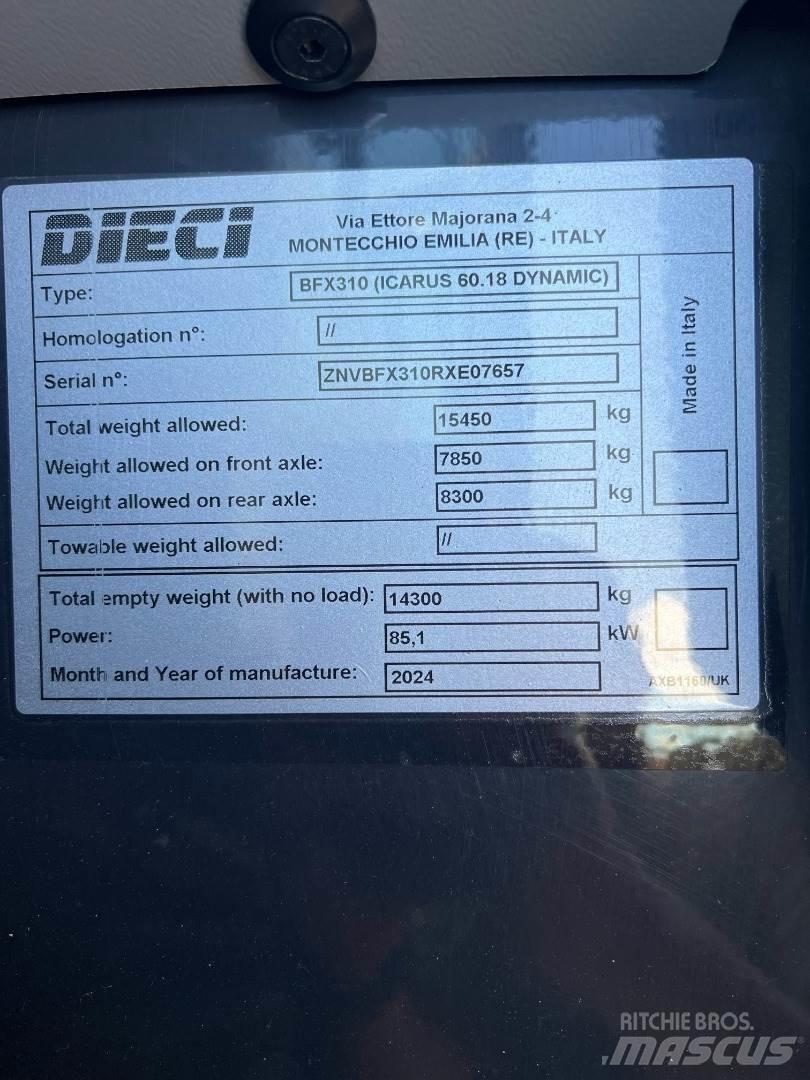 Dieci 60.18 Ostatná zdvíhacia technika
