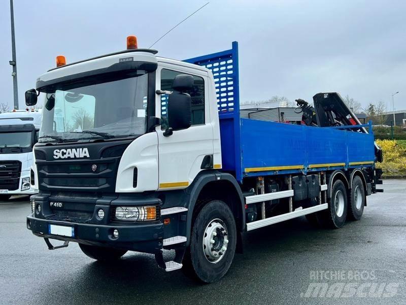 Scania P 410 Autožeriavy, hydraulické ruky