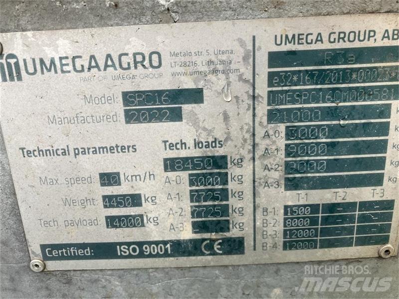 Mi spc 16 Vyklápacie prívesy