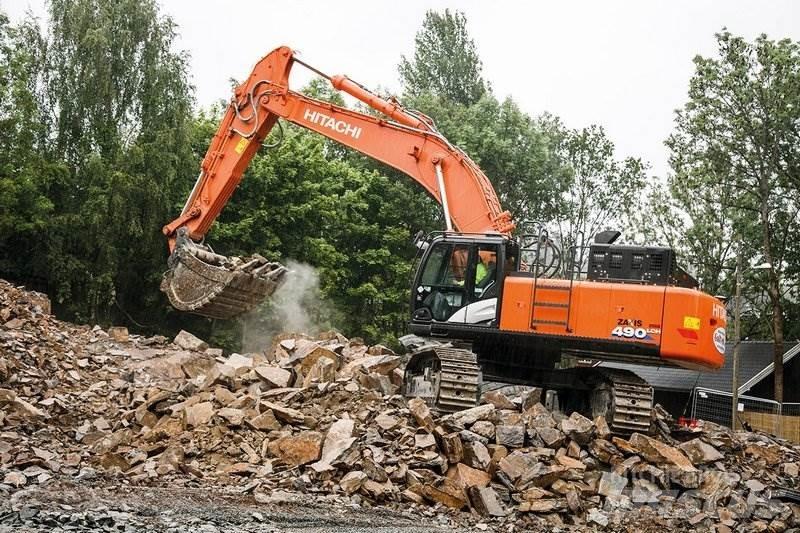 Hitachi ZX490 Pásové rýpadlá