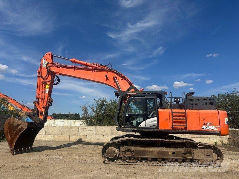 Hitachi ZX490 Pásové rýpadlá