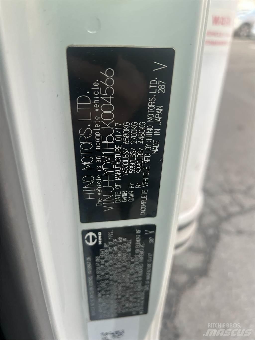 Hino 155 Skriňová nadstavba