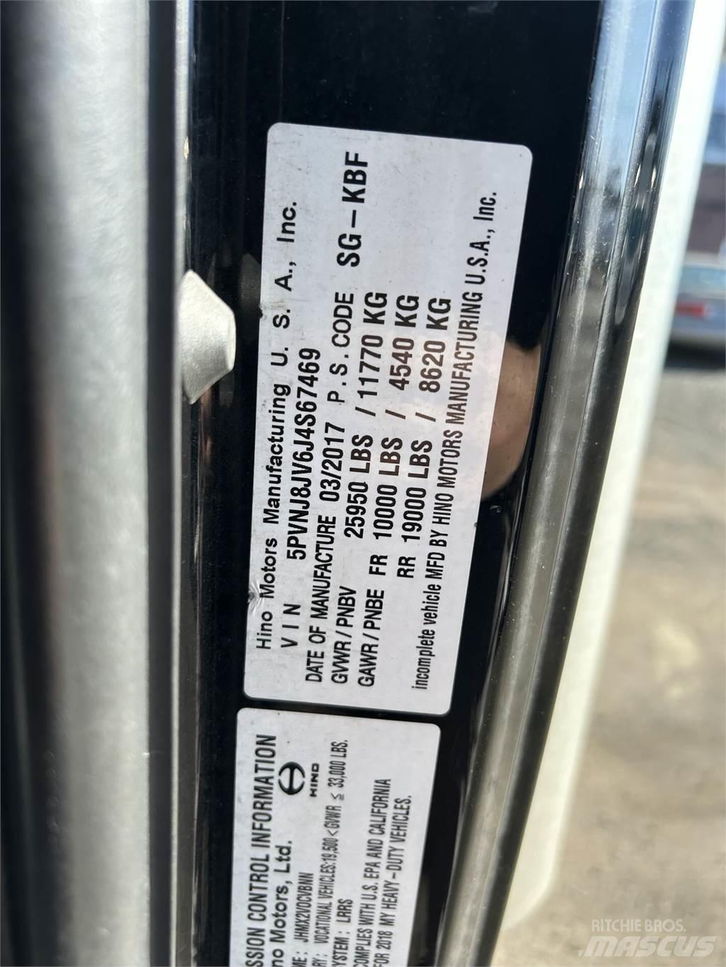 Hino 268A Skriňová nadstavba