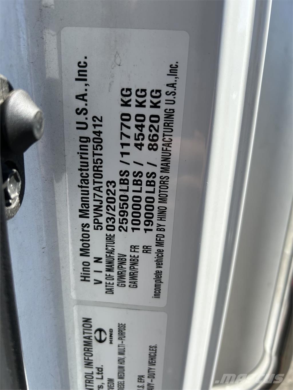 Hino L6 Skriňová nadstavba