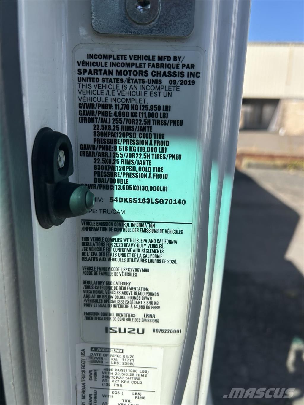 Isuzu FTR Skriňová nadstavba