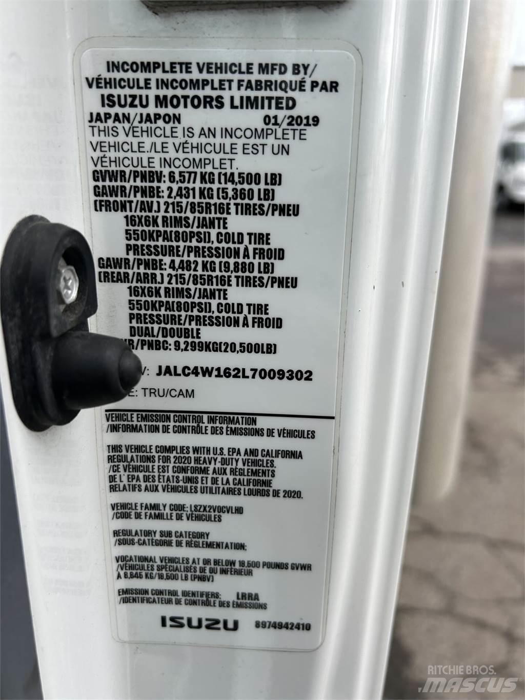 Isuzu NPR Skriňová nadstavba