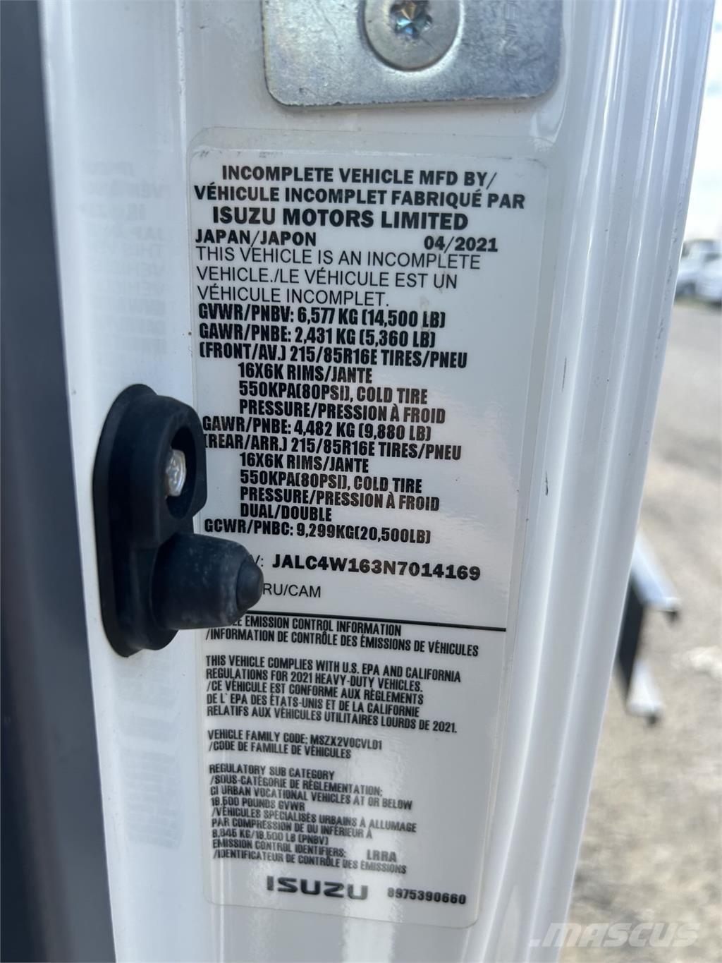 Isuzu NPR HD Nákladné vozidlá bez nadstavby