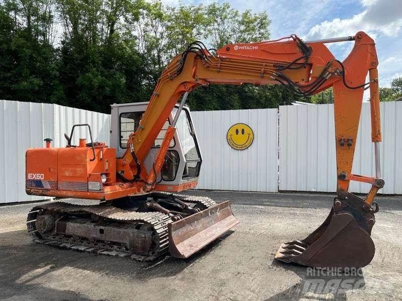 Hitachi EX60 Pásové rýpadlá